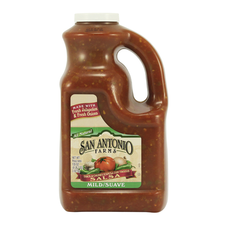 SAN ANTONIO FARMS San Antonio Farms 135 oz. Mild Authentic Chunky Salsa, PK4 48549031736